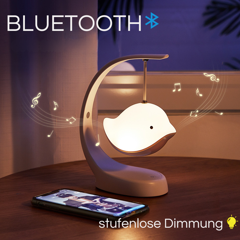 LED-Nachtlicht mit Bluetooth Lautsprecher